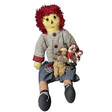 32" Large Raggedy Andy Doll. For Sale at Ruby Lane