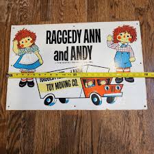Vintage 1950s Raggedy Ann & Andy Toy Moving Co Bobbs Merrill ...
