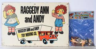 Sold at Auction: VINTAGE DOLL FURNITURE, RAGGEDY ANN SIGN & MORE