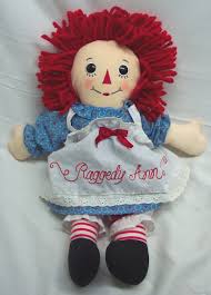 Aurora NICE REMAKE OF RAGGEDY ANN 16" Plush STUFFED DOLL TOY ...
