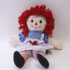Raggedy Ann, Large Rag Doll, Dressed, Red Hair, Iconic ...