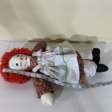 Vintage 18” Raggedy Ann & Raggedy Andy Dolls - Embroidered | eBay