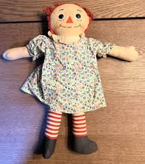 Vintage Raggedy Ann 18 Inch Doll Knickerbocker I Love You | eBay