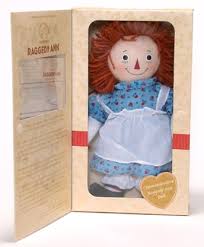 Commemorative Raggedy Ann Doll 12" by Applause **See below for discounted doll**