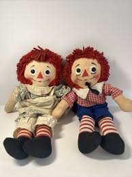 raggedy ann and andy dolls vintage 15 Inch Tall ...
