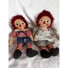 Original 1960's VINTAGE Raggedy Ann and Andy Dolls! Made ...