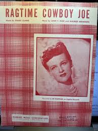 JO STAFFORD sheet music RAGTIME COWBOY JOE | eBay