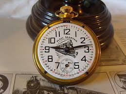 VERY RARE SMITHS RAIL MASTER POCKET WATCH. LOCOMOTIVE TO ...