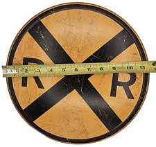 Metal Railroad Signs In Collectible Railroad Signs & Plaques | eBay