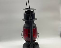 Vintage Beacon Red Globe Guaranteed Wind Proof Railroad Kerosene Lantern, 1930's Beacon GSW Quality Red Globe Kerosene Railroad Lantern - Etsy