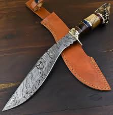 Stag Handle Knife Collection | Antler & Damascus Hunting ...