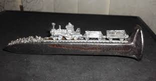 Pewter Freight Train Paperweight | eBay