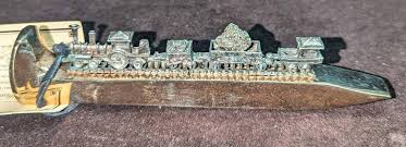 24k Gold Plated Railroad Golden Spike