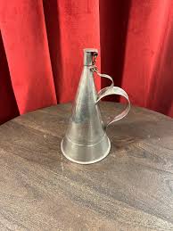 Vintage Conical Stainless Steel Olive Oil Can | Vintagetable Olive Oil Can. Portuguese Kitchen Olive Oilcan | Vintage Kitchen Gadget. - Etsy