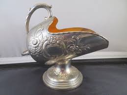 Vintage RAIMOND Sugar Scuttle Victorian Pedestal Silver ...