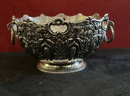 Raimond Silver plate Candy Bowl with swinging Ring Handles From The 1960's | eBay