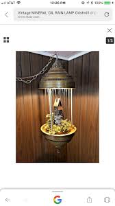 Vintage MINERAL OIL RAIN LAMP Gristmill drip motion mid century hanging light for Sale in San Antonio, TX - OfferUp