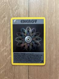 Team Rocket Holo Rainbow Energy #80 Base set Misprint/Error ...