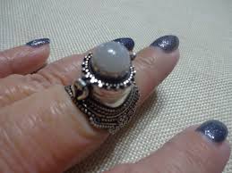 Unique RAINBOW MOONSTONE POISON BOX Handmade Sterling Ring Size 9.5 426B | MakerPlace by Michaels