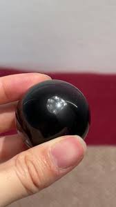 Small Black Obsidian Sphere With Rainbow Shimmer - Etsy
