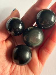 Rainbow Obsidian Spheres, Rainbow Obsidian, Small Spheres ...