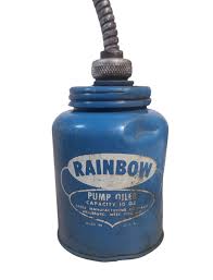 Antique Rainbow Pump Oiler Eagle Manufacturing Made in USA ...