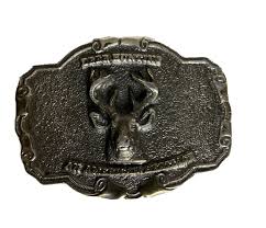 VINTAGE 1977 DEER HUNTING AN AMERICAN HERITAGE BELT BUCKLE ...