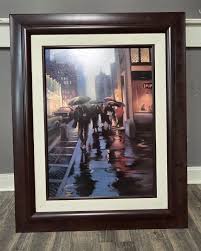 🌧️✨ Bring the city streets right to your walls with this ...