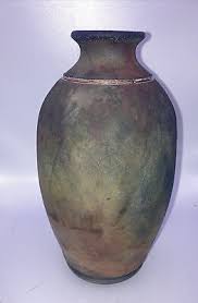 Signed Ron Aubuchon Raku Pottery Vase W/Original Letter From Artist “07” | eBay