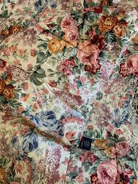 Vintage 80's Ralph Lauren Allison Floral Full/Queen ...