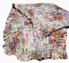 Vtg Ralph Lauren Allison Twin Comforter Cream Pastel Floral 1b | eBay