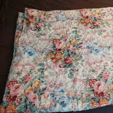 Vintage RALPH LAUREN COMFORTER ALLISON FLORAL Full / Queen Reversible Cotton | eBay