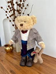 Ralph Lauren Collectible Bear with Mini Teddy RARE Vintage ...