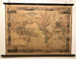 Colton's New Illustrated Map of the World on Mercator's ...