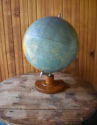 Vintage World Globe: Compact Plastic School Globe, Office Decor - Etsy