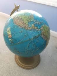 Cram ENVIRO-SPHERE World Globe Full Metal Meridian Metal ...