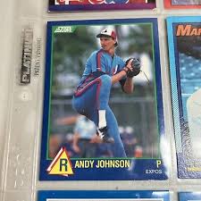 1989 Donruss Randy Johnson RC #42 + Donruss 90 & 91 + Score 89 + Topps 90 | eBay