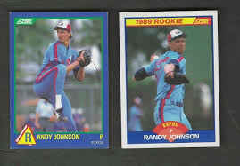 Randy Johnson RC Lot of 2 1989 Score #645 + Rising Stars #63 | eBay