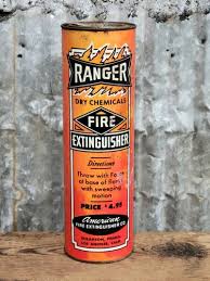 Vintage Ranger American Fire Extinguisher Co Metal Can ...