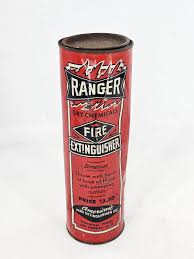 Vintage Ranger Dry CHEMICAL Fire Extinguisher. American Fire ...