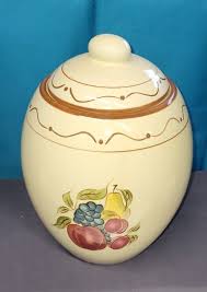 Vintage HOME "AROUND THE ORCHARD" CANISTER/COOKIE JAR | eBay