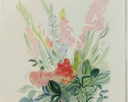 Raoul Dufy Gladioli 1942 Original Lithograph - Etsy