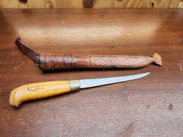 VINTAGE J. MARTTINI FINLAND RAPALA FISHING FILET KNIFE ...