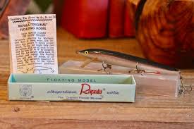 1972 Rapala Kelluva Floating Fishing Lure in Hopea Silver ...