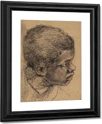 Head Of A Back Boy By Paolo Veronese Art Reproduction from ...