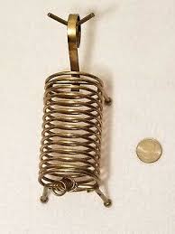 Iconic Brass Heavy Coil Horse/Dog Desktop Letter Holder MCM ...