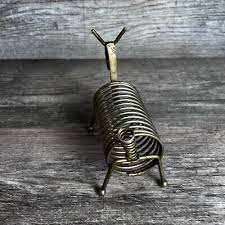 Vintage Spring Wire Letter Holder Ram Animal Sheep Mid ...