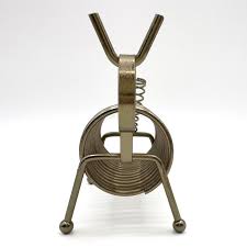 Brass Spring Wire Letter Holder Ram Animal Sheep Mid Century ...