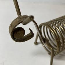 Vintage Spring Wire Letter Holder Ram Animal Sheep Mid ...