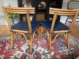 2 Vintage Bradston Rattan Chairs 1950's | eBay